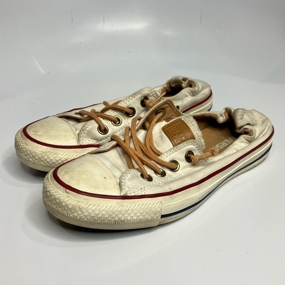 Converse off white sneakers size 7 - Picture 3 of 6